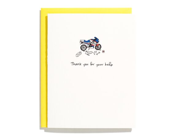 handwritten gratitude note