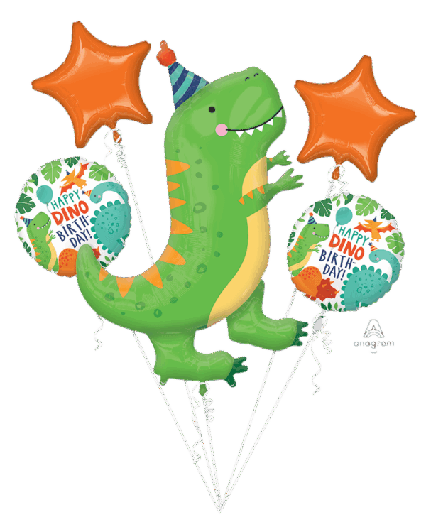 large dinosaur balloon set