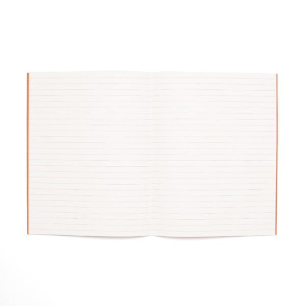 orange lined notebook medium