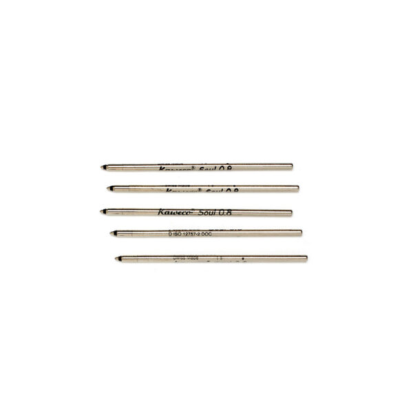 Refill Set Black 0.8mm 5 Pieces