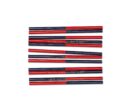 Vermillion Prussian Blue Pencil Case