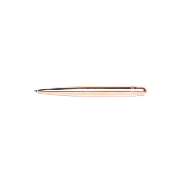 polished metal ballpoint pen