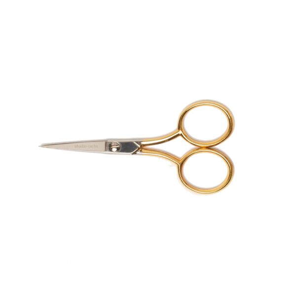 Medium Ribbon Scissors with Gold Handle