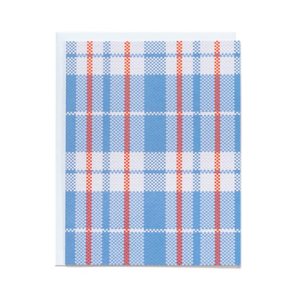 multi-color patterned card