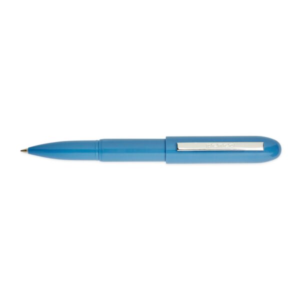 bullet ballpoint pen in light blue