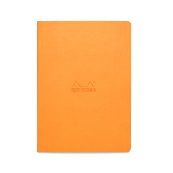 Sewn Spine Notebook A5 Dotted Orange