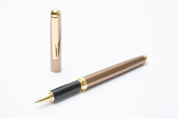 ceramic roller ball pen middle axis brown - Image 2