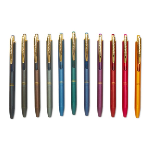 Vintage Grand Refillable Gel Pen Green Black - Image 2