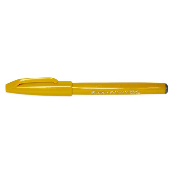 Sign Brush Pen Bright Yellow