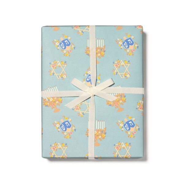 festive menorah wrap