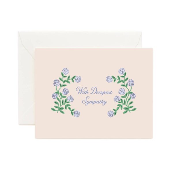 Floral Sympathy Greeting