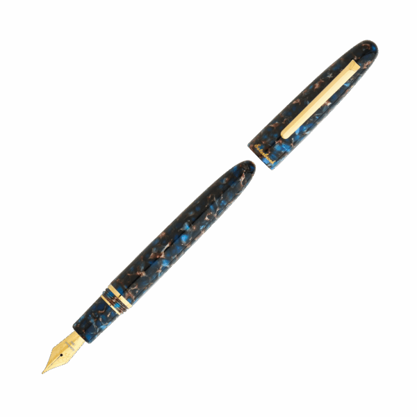 Blue fountain pen fine - Image 2