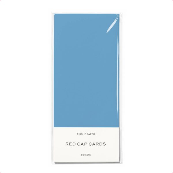 light blue tissue paper