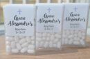 Baptism Party Mint Favors with Personalized Labels Set of 24
