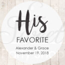 Couple's Favorite Treat Stickers Set