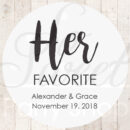 Couple's Favorite Treat Stickers Set