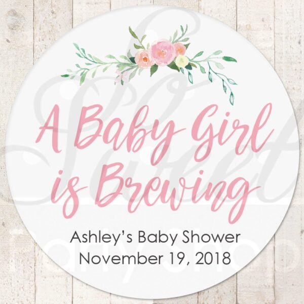 Baby Shower Favor Stickers Set