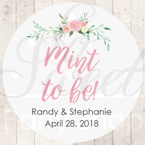 Wedding Favor Stickers Set