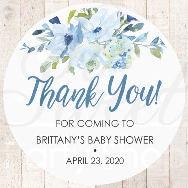 Baby Shower Favor Stickers Set