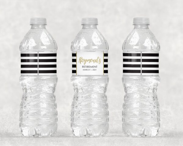 Retirement Party Drink Labels Set