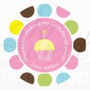 Birthday Favor Sticker Labels Set of 24