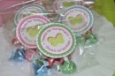 birthday decoration stickers flower butterfly set