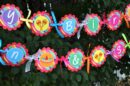 Fiesta Birthday Party Sticker Set