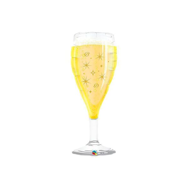 large celebratory glass balloon