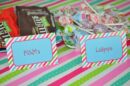 Holiday Party Favor Sticker Labels Set of 24
