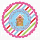 Holiday Party Favor Sticker Labels Set of 24