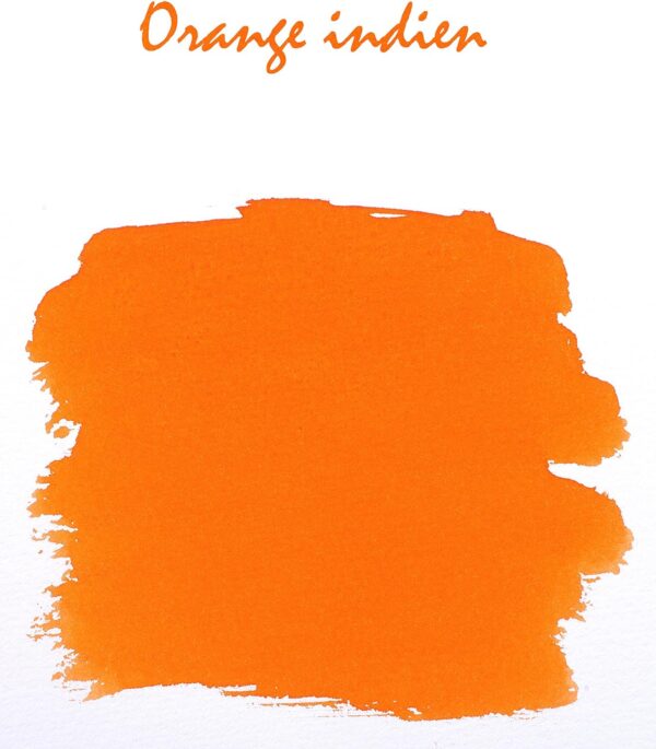 Metal Tin Fountain Pen Cartridges Orange