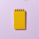 Compact Mustard Notebook