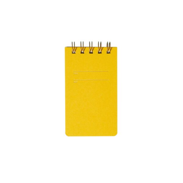 Compact Mustard Notebook - Image 3