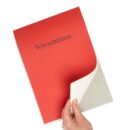 writing pad a4 red