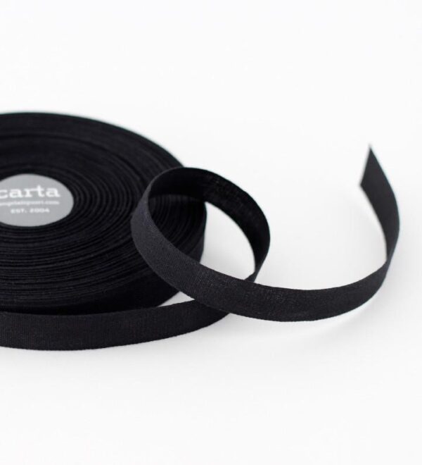 dark woven cotton strip