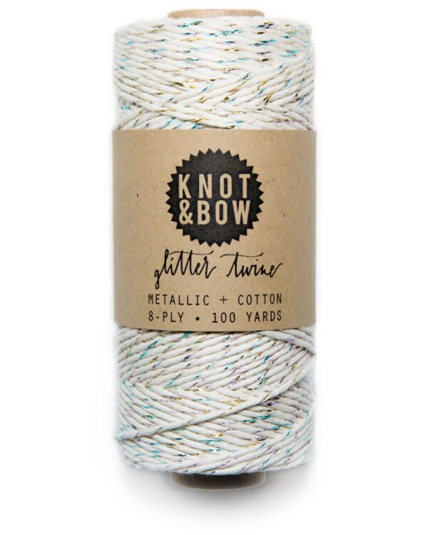 glitter prism twine roll