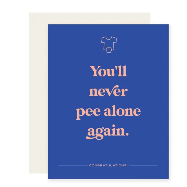 Bathroom Buddy Greeting Card